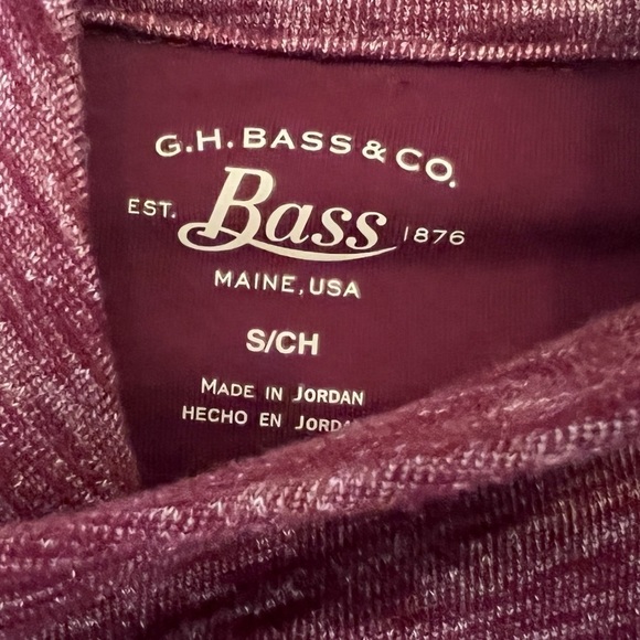 G.H. Bass & Co. Knit Zip Cardigan - Cherry - Small - Picture 8 of 8